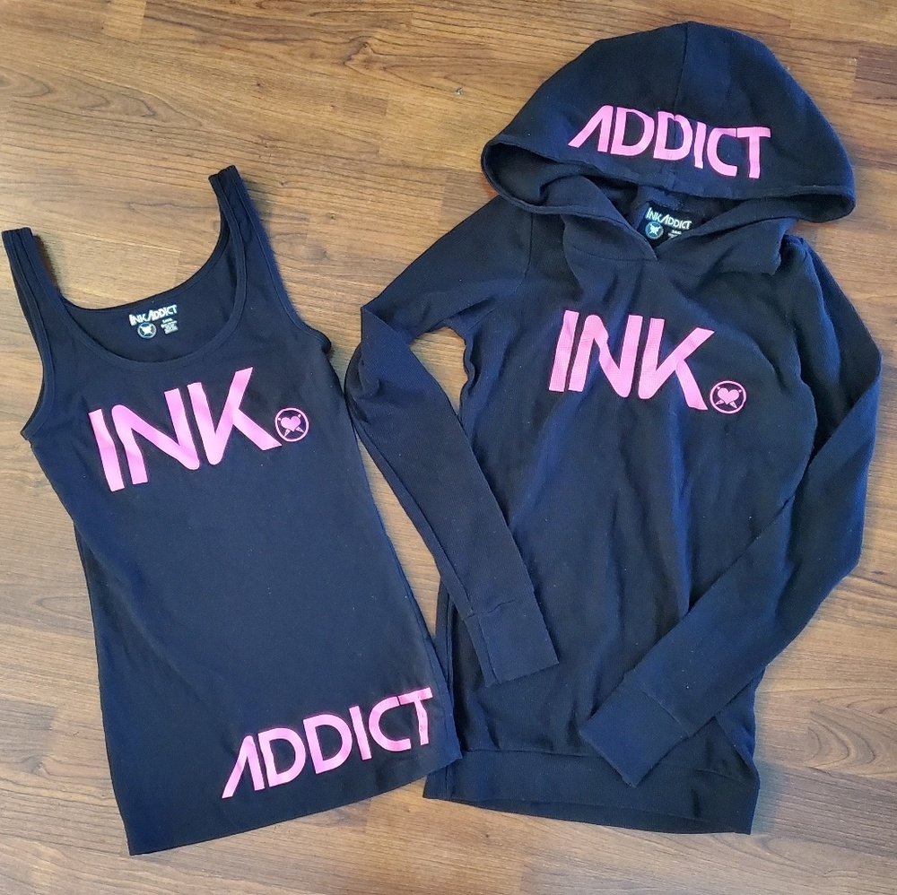 Set of Ink Addict Women's Shirts